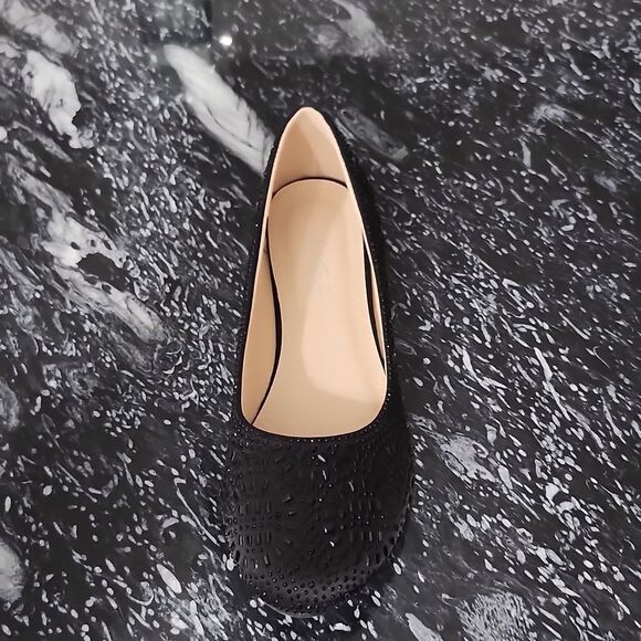 BRAND NEW HERSTYLE BLACK RHIENSTONE SLIP-ON WOMEN"S FLAT - Picture 12 of 13
